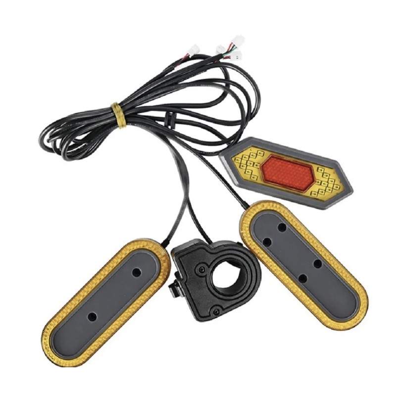 Komplekt bokovykh i zadnikh povorotnikov - ukazatel' povorota dlya elektroskutera.  - 7 Komplekt bokovykh i zadnikh povorotnikov