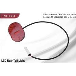 Lampka tylna do Xiaomi Scooter 4 (Mi4), Xiaomi 4 Pro lub podobnego. Xiaomi - 5 Lampka tylna do Xiaomi Scooter 4 (Mi4), Xiaomi 4 