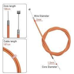 Halʹmivnyy tros dlya Segway F20, F25, F30, F40, D18, D28, D38 abo analohichnykh Segway - Ninebot - 6 Halʹmivnyy tros dlya Segway