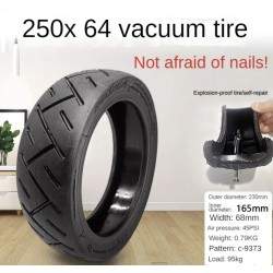 Dæk med anti-punktur gel til Xiaomi Scooter 4 Ultra eller lignende - 250x64 - med anti-punktur Xiaomi - 3 Dæk med anti-punktur g