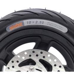 Complete rear wheel for Segway Ninebot kickscooter F20, F25, F25i, F30, F40, F40i or similar - 10x2.5 inches Segway - Ninebot - 