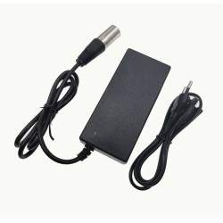 Oplader til el-løbehjul eller elcykel 54,6V 2A, 3A, 4A og 5A - 48V - XLR-stik  - 1 Passer til el-løbehjul og elcykler med 48V-ba