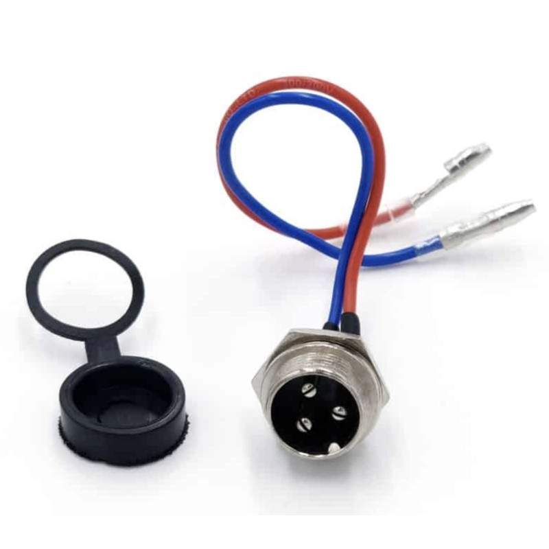 Ladeport til GX16-kontakt for scooter, sykkel eller elektrisk kjøretøy  - 1 Ladeport til GX16-kontakt for scooter, sykkel eller 