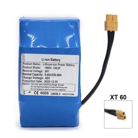 External additional battery 36v 6400mah for electric scooter or electric bicycle  - 1 External additional battery 36v 6400mah fo
