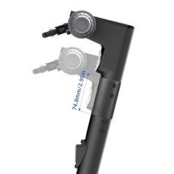 Verlenger om de stuurhoogte te vergroten op de Ninebot Max G30, G2, G65 of vergelijkbaar. Segway - Ninebot - 1 Verlenger om de s
