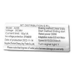 ESC eller kontrollenhet for Aprilia eSRZ elektrisk scooter - original kontroller 36V  - 2  