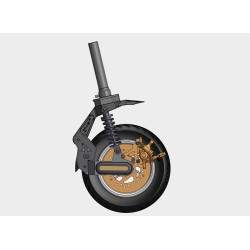 Sharkset-etujousitus levyjarrulla malleihin Ninebot Max G30E ll / G30 LE / G30D / G30LP, Segway Max G2 / G65.  - 7 Sharkset-etuj