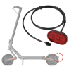 Feu arrière pour l'aile du Xiaomi Scooter 4 Ultra ou similaire  - 1 Feu arrière pour l'aile du Xiaomi Scooter 4 Ultra ou similai