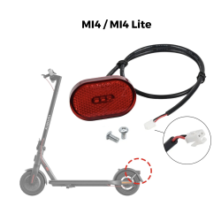 Luz trasera para el guardabarros del Xiaomi Scooter Mi 4, Mi 4 LIte o similar  - 1 Luz trasera para el guardabarros del Xiaomi S