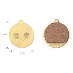 Stabdžių kaladėlės Segway F20, F25, F30, F40, D18, D28, D38 ar panašiai Segway - Ninebot - 11 Stabdžių kaladėlės Segway F20, F25