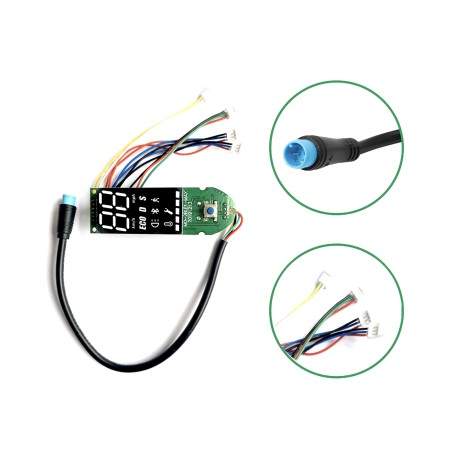 Pínakas elénchou - othóni gia Ninebot Max G30 me dýo anexártita kalódia gia mochló frénou Segway - Ninebot - 3 Pínakas elénchou 