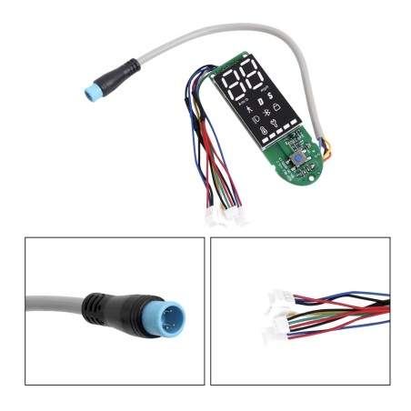 Dashboard - display for Xiaomi Pro, Pro2, Essential with two independent cables for brake lever  - 3 Dashboard - display for Xia