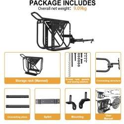 Monorim GL8 - remorque pour porte-bagages, panier à vélo ou vélos électriques. Monorim - 10