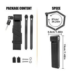 Hänglås med stöldskyddsfällmekanism av högkvalitativt material KROXNE - 2  