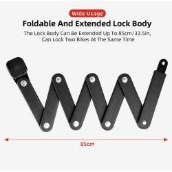 Vorhängeschloss mit Diebstahlschutz-Klappmechanismus aus hochwertigem Material KROXNE - 5  