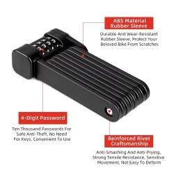 Vorhängeschloss mit Diebstahlschutz-Klappmechanismus aus hochwertigem Material KROXNE - 6  