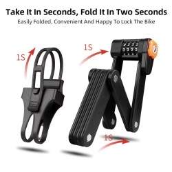 Vorhängeschloss mit Diebstahlschutz-Klappmechanismus aus hochwertigem Material KROXNE - 7  