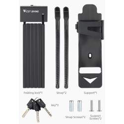 Vorhängeschloss mit Diebstahlschutz-Klappmechanismus aus hochwertigem Material KROXNE - 9  