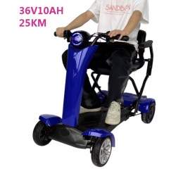 Trotineta electrica pliabila cu patru roti cu scaun pentru varstnici Segway - Ninebot - 4  