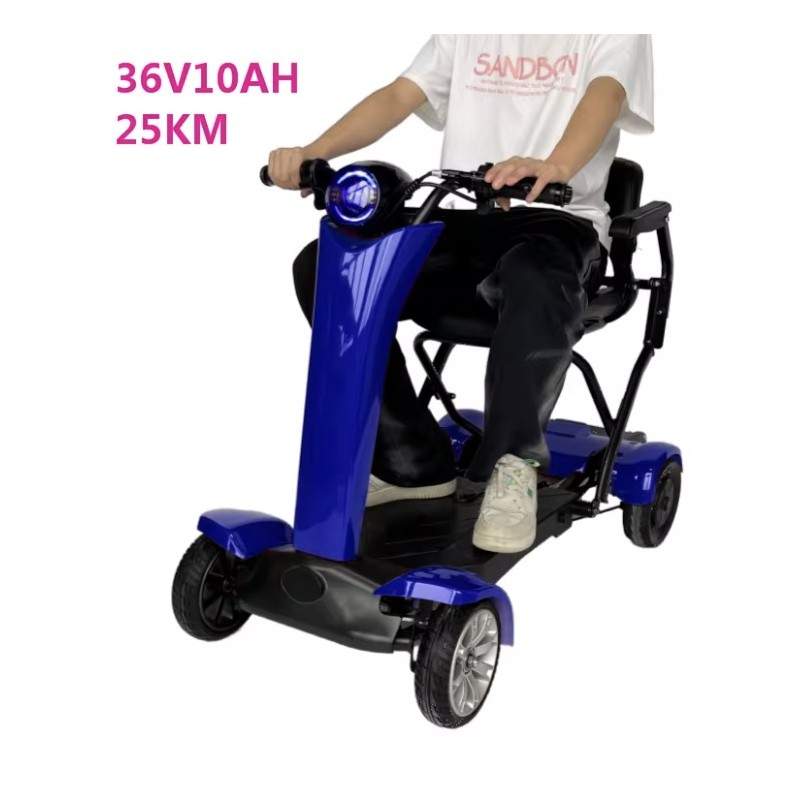 Štvorkolesová skladacia elektrická kolobežka so stoličkou pre starších ľudí Segway - Ninebot - 4  