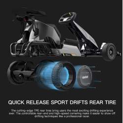 Anvelope de drift pentru Ninebot Gokart Pro, GoKart Kit și Gokart Lamborghini - Ninebot S Max Segway - Ninebot - 5  