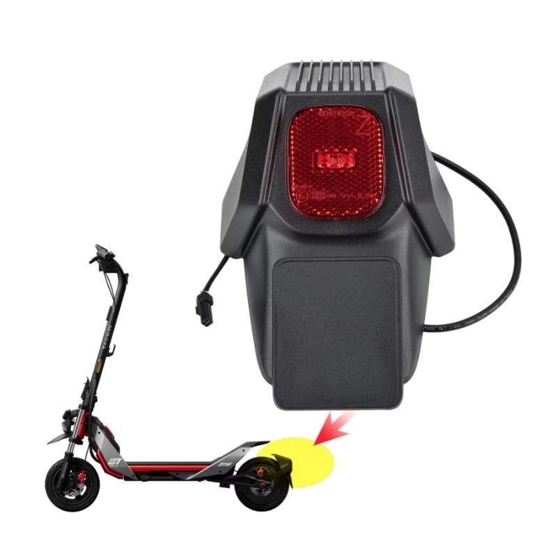 Originele complete achterspatbord met licht voor Segway ZT3 / Segway ZT3 Pro - onderdelen en reserveonderdelen Segway - Ninebot 
