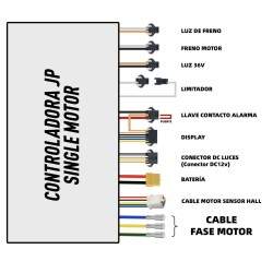 Controler pentru scuter electric cu un singur motor 48v / 52v 35a JP KROXNE - 2  