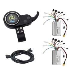 Set van twee controllers met scherm en trigger voor dubbele motorinstallatie 48v / 52v 35A (JP) KROXNE - 3  