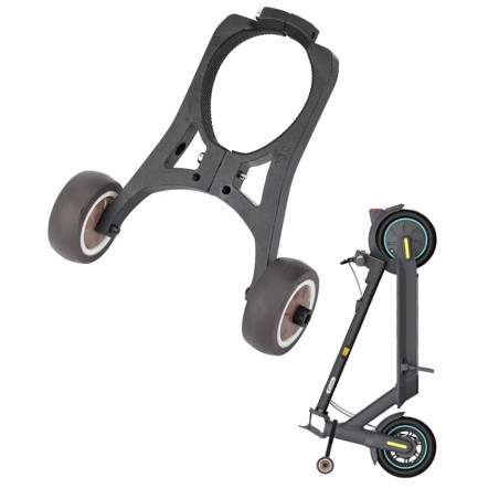 Metalstøtte med glidehjul til Xiaomi el-scootere, Segway F/D-serien, Ninebot Max-serien eller lignende  - 5 Metalstøtte med glid