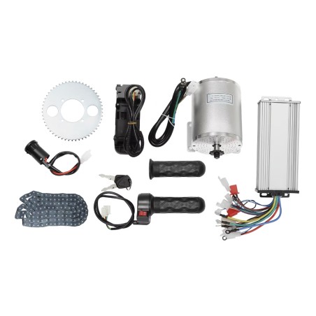 Kit de motor sem escovas (controlador, motor, acelerador) para moto 4, scooter, bicicleta ou moto DIY 48-72v 3000w KROXNE - 1  