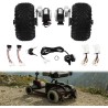 DIY Conversie Kit (2 motoren, controller en gashendel) - Luchtbanden - Go Kart, Rolstoel KROXNE - 7  