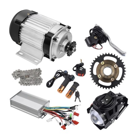 Kit tricycle électrique (moteur électrique sans balais, contrôleur, accélérateur) 48v 500w 750w KROXNE - 1  