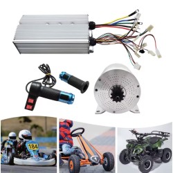 DC 60V/72V Brushless Electric Motor DIY Kit with High Speed ​​Controller for GoKart, Bike, Scooter KROXNE - 9  