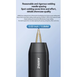 Soldadora de puntos de mano H1 con 11 y H2 con 90 modos ajustables para baterías de litio KROXNE - 9  