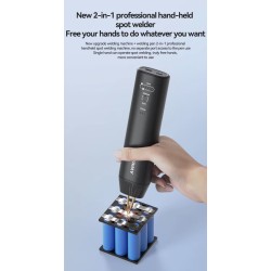 Saldatrice a punti portatile H1 con 11 e H2 con 90 modalità regolabili per batterie al litio KROXNE - 11  