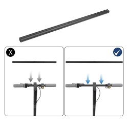 Guidon allongé pour scooters Ninebot Max série G30 ou similaires - longueur 52,1 cm Segway - Ninebot - 8  